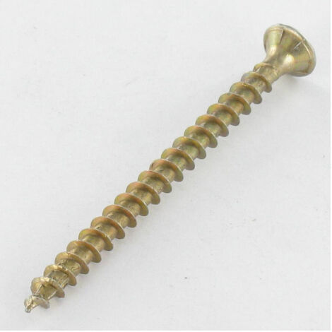 Vis Spax Tête fraisée TF Pozi N°1 3X20 Diamètre de tête: 6 Filetage total YELLOX Spax Bichromaté sans chrome VI-1 pièce (1/4)