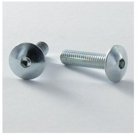 Vis Poelier M5X10 Clé de 3 HC3 Acier zingué-500 pièces