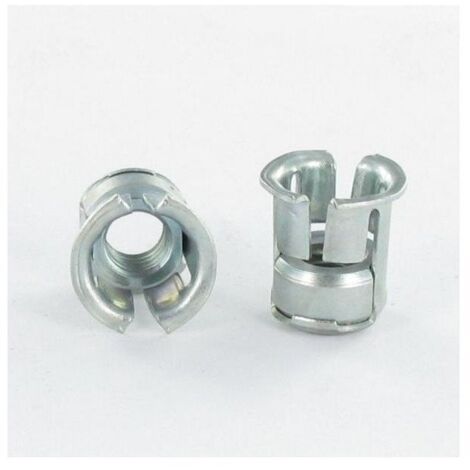 Ecrou Cage Rond M6 Epaisseur tole 0.7 à 4 CV4826HG Acier zingué-100 pièces
