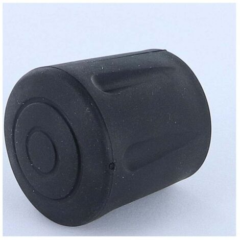 Cache Ecrou ou cache tête vis Tête hexagonale TH M16 Polyéthylène Gris RAL7038 (1/4)