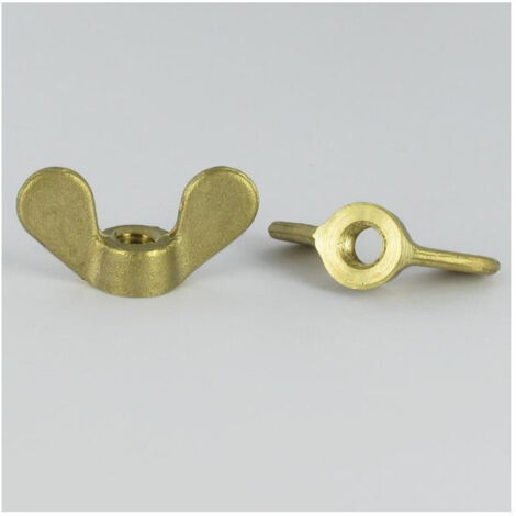 Écrou Oreilles Laiton M8-10 pièces