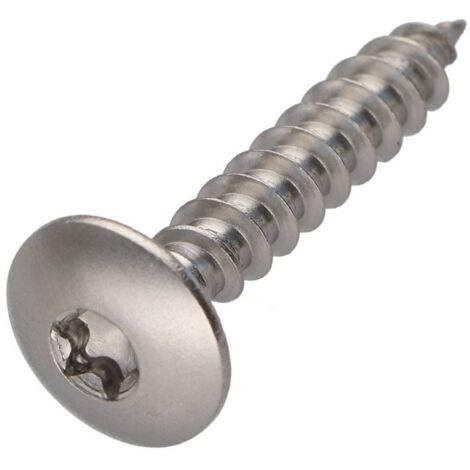 Vis Penture 6X30 Filetage total TORX T30 Inox A2-10 pièces (1/3)