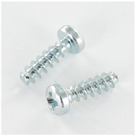 Vis PVC Tête cylindrique bombée TCB Pozi 1 3X25 Acier zingué blanc-1 pièce