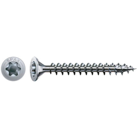 Spax Vis bois Tête fraisée TF TORX T20 5X25 Filetage total WIROX-100 pièces