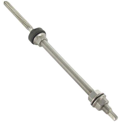Vis panneau solaire SW7 10X300 Inox A2-1 piece