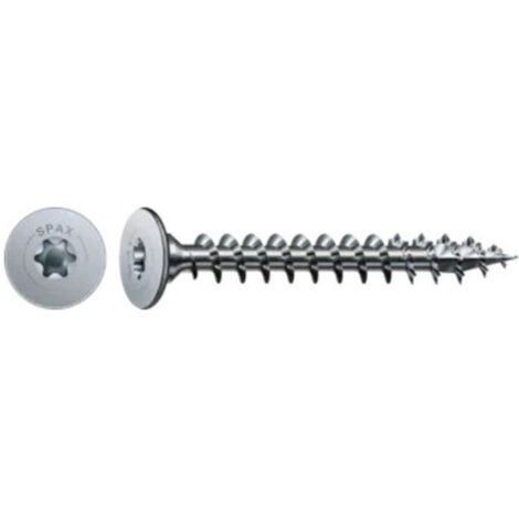 Spax Vis bois Tête plate 4CUT 3X30 Filetage total TORX T10 WIROX-200 pièces