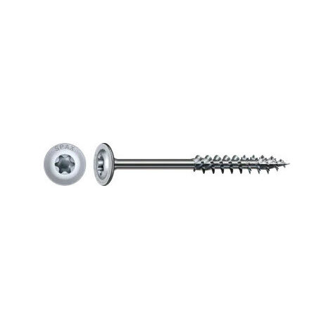 Spax Vis bois Tête disque TORX T40 8X200 Filetée sur 80 4CUT WIROX-5 pièces