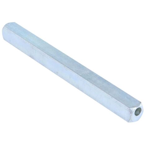 Carré Pour POIGNE Porte 8X8 Longueur 96 Acier zingué-1 pièce