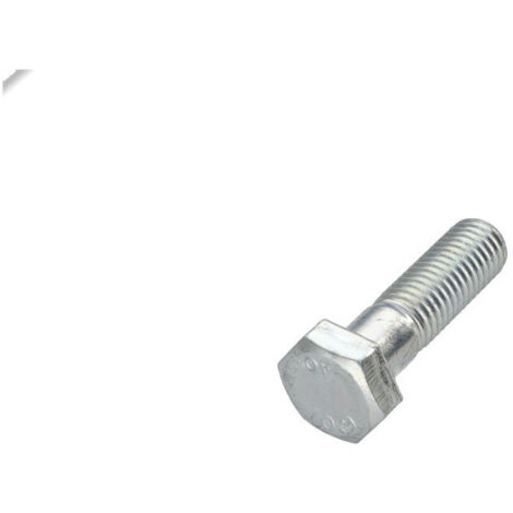 Corps de boulon filetage partiel Tête hexagonale TH M10X55 Classe 10.9 Acier zingué-100 pièces
