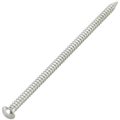 Kg de pointes Inox A4 Tête ronde TR ANNELEE 3.8X100-1 piece (1/4)