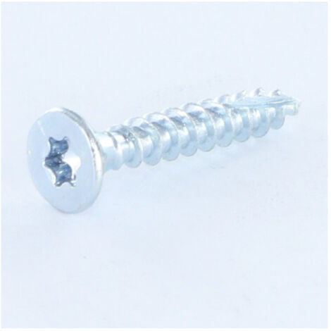 Vis bois TEKOR Tête fraisée Cranté 4X35 TORX T20 Acier zingué Filetage total Pointe antifendage type 17