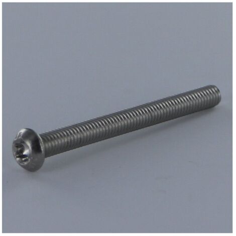 Vis métaux Tête Bombée TORX T8 M2.5X16 Filetage total Inox A2-1 pièce
