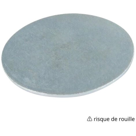 Rondelle / Disque sans trou 70X3 Acier brut-1 pièce