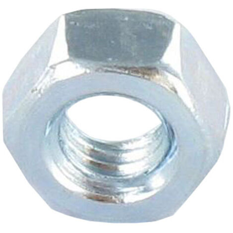 Ecrou Hexagonal M20 Classe 8 Acier zingué Sachet-5 pièces