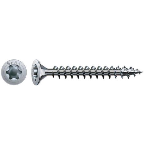 Spax Vis bois Tête fraisée TF TORX T20 4.5X45 Filetage total WIROX-500 pièces