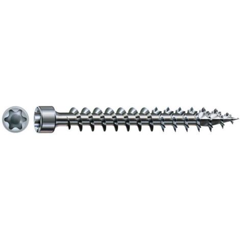 Spax Vis bois Tête cylindrique TC TORX T30 6X100 Filetage total 4CUT WIROX-10 pièces (1/3)