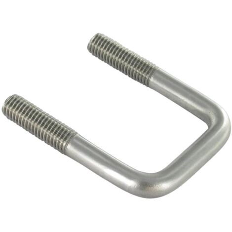 Etrier Fond droit ou plat 60X42X60 M10/30/30 Inox A4-40 pièces