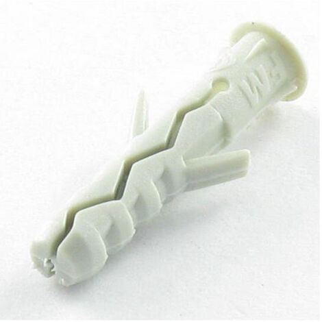 Cheville Nylon à collerette 5X25 Grise-4000 pièces (1/3)