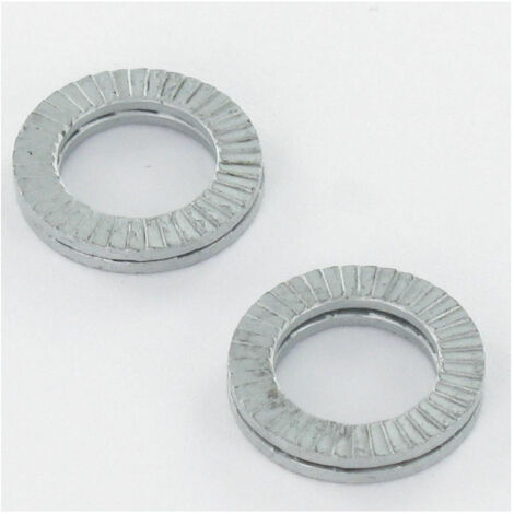 Rondelle NORD-LOCK ® Acier brut DELTA PROTECT M10 720 Heures brouillard salin sans rouille rouge-800 pièces (1/5)