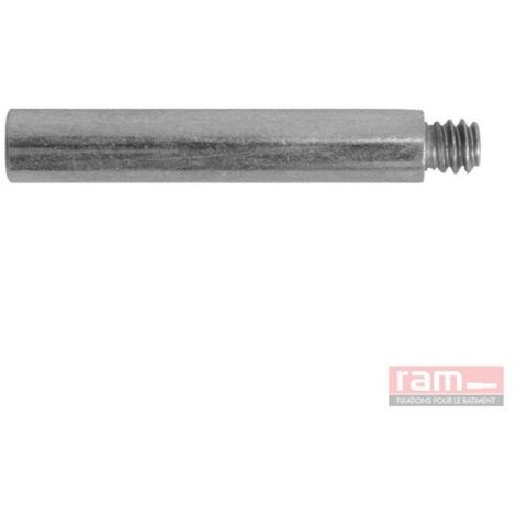 RALLONGE Patte à Vis RAM 7X35 Pas de 150 Acier zingué-10 pièces