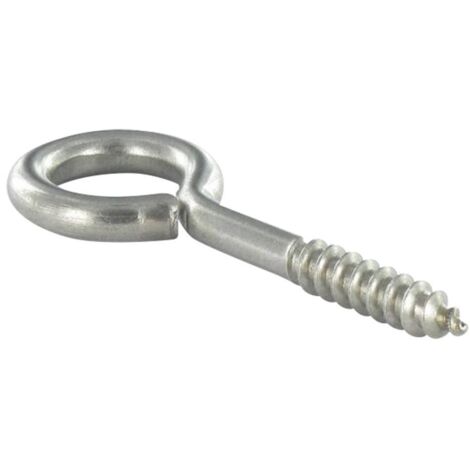 Piton Bois Inox A4 6X62 Filetée sur 25 Oeil 16-1 pièce (1/2)