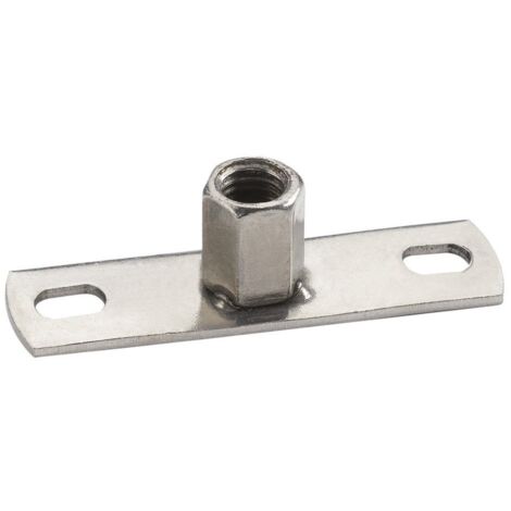 Platine de fixation Avec Ecrou Hexagonal HU M10 Inox A4-10 pièces