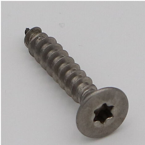 VBA Vis bois agglo Tête fraisée TORX T40 10X90 Filetage total Inox A2-1 pièce (1/3)