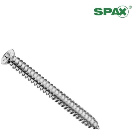 Vis châssis WIROX PVC 7,5X60 boîte de 100 - SPAX - 1021010750605