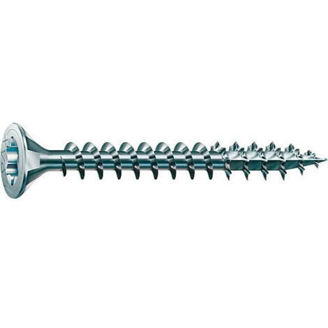Spax Vis universelle, 4,5 x 40 mm, 500 unités, Filetage total, Tête fraisée, T-STAR plus T20, 4CUT, WIROX - 1191010450405