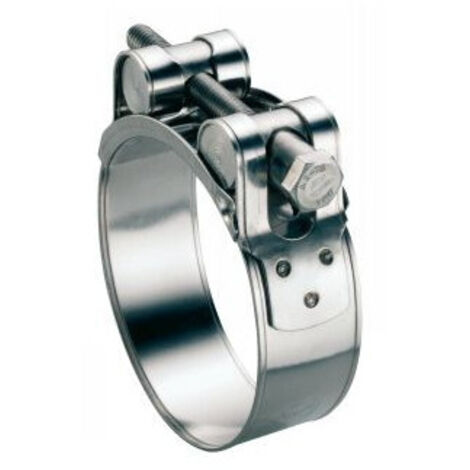Collier à tourillons pour tuyau épais et arme largeur de la bande 20 Diamètre 32 à 35 Inox W4 (1/5)