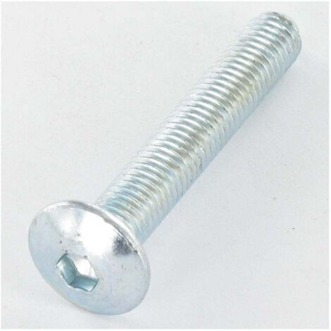 Vis Poelier M8X55 Clé de 5 HC5 Acier zingué Bout pilote-1 pièce (1/3)