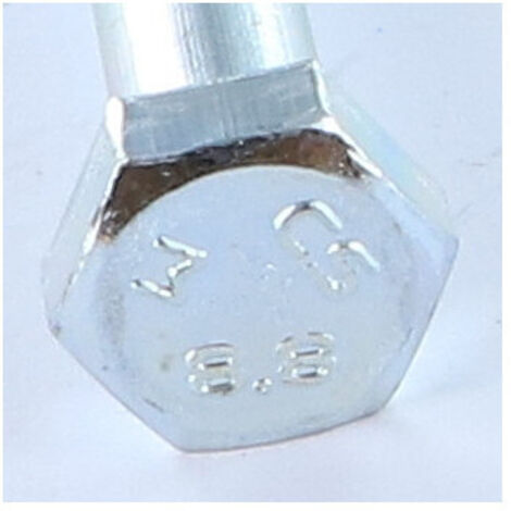 Corps de boulon filetage partiel Tête hexagonale TH M6X150 Classe 8.8 Acier zingué-100 pièces