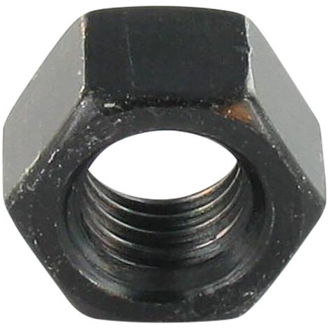 Ecrou Hexagonal M10 Classe 8 Acier zingué noir-10 pièces