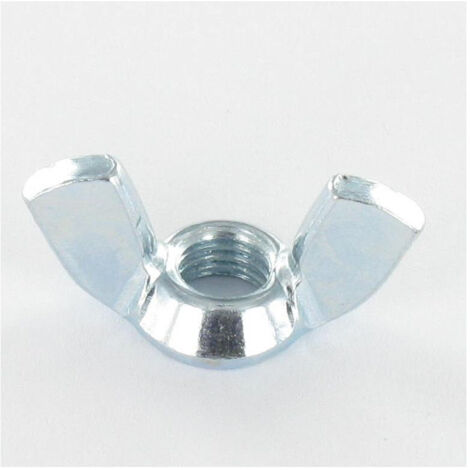 Assortiment De 12 M8 plat M6 Écrous Écrous À Oreilles Papillon écrou Bright Zinc Plaqué DIN 315