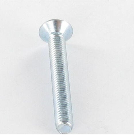 Vis métaux FHC tête fraisée empreinte hexagonale creuse M3X8 Filetage total Classe 10.9 Clé de 2 HC2 Acier zingué-500 pièces