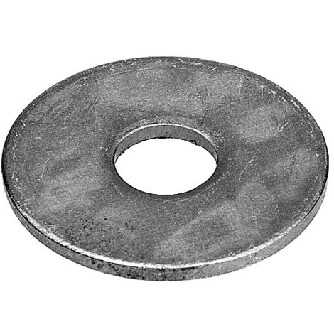 Rondelle plate carrossier - acier zingué - Ø 6,4 mm x 30 mm
