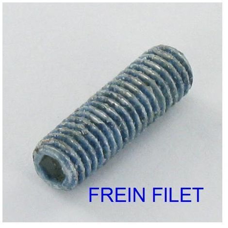 Vis métaux Sans tête six pans creux (sthc) Clé de 3 HC3 M6X20 Bout plat Acier zingué LOCTITE Bleu-1 pièce (1/2)