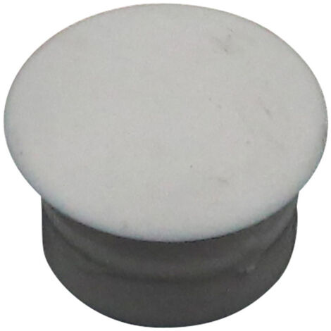 Bouchon Diamètre du corps 12 Diamètre de tête: 15 Longueur sous tête 8.4 RAL7035 gris clair-1 pièce (1/5)