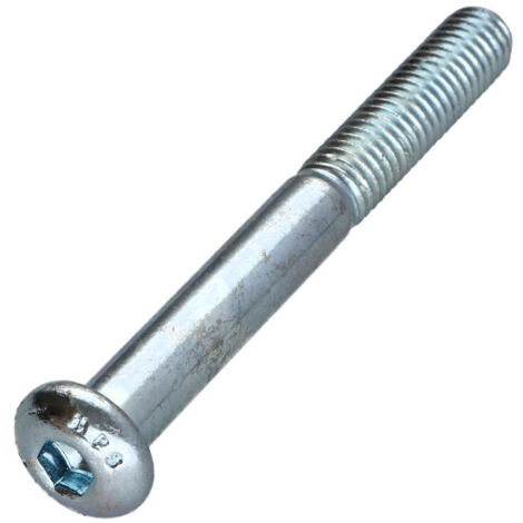 Vis métaux BHC (Tête Bombée Hexagonal creux) M8X70 Filetage partiel Classe 10.9 Clé de 5 HC5 Acier zingué-10 pièces (1/3)
