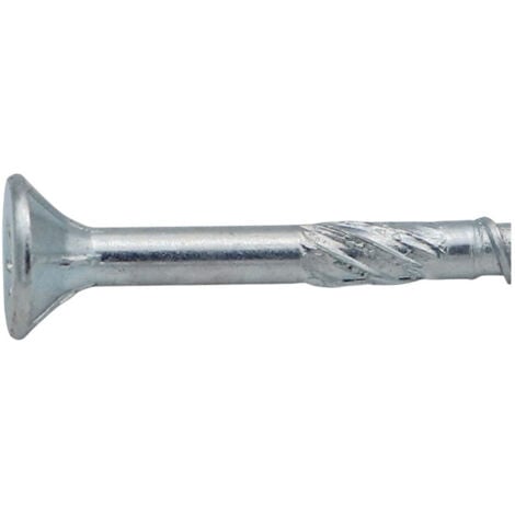 Vis charpente TEKOR Tête fraisée TF Cranté TORX T25 5X100 Filetée sur 60 Pointe antifendage cut type 17 Acier-200 pièces
