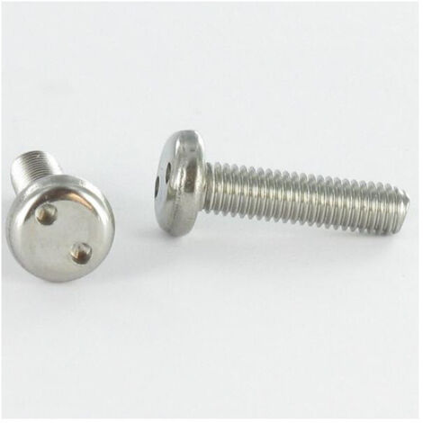 Vis métaux Inviolable Tête cylindrique TC SNAKE EYE M5X10 Inox A2 EMBT10-30 pièces