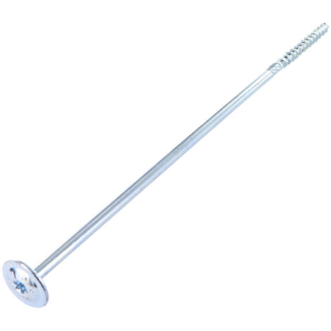 Vis rocket charpente acier zingué 8x360/100 x50 - Mr.Bricolage