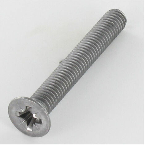 Vis métaux Tête fraisée Pozi N°3 M6X45 Acier brut-1 pièce