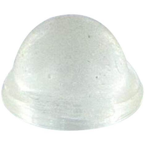Butée de porte conique adhésive transparente 7.9X2.5