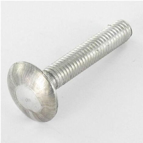 TRCC JAPY tête ronde collet carré M8X35 Filetage total Acier zingué-200 pièces