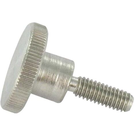 Vis moletée M6X16 Inox A1-100 pièces (1/4)