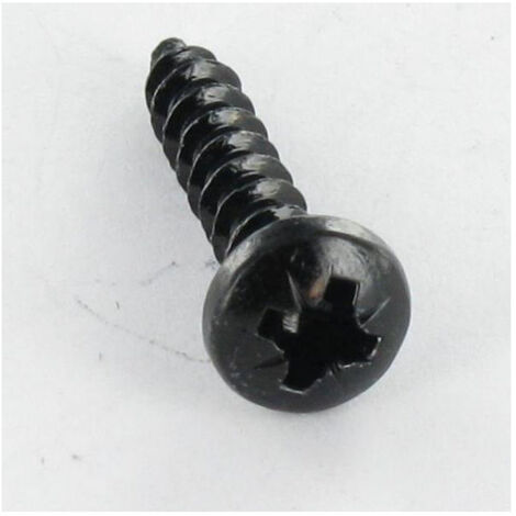 VBA Vis bois agglo Tête ronde TR Pozi N°2 4X45 Acier zingué noir-1 piece