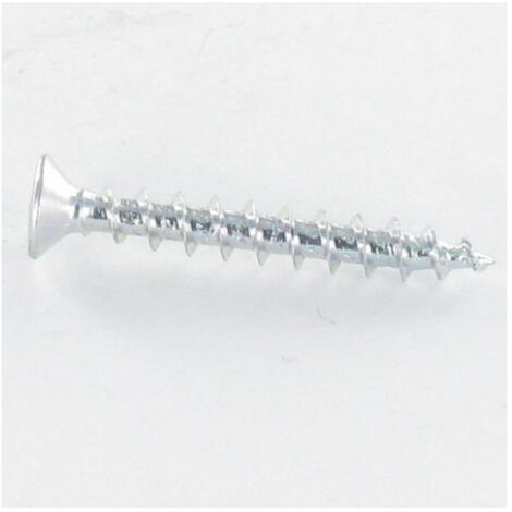 Vis PVC Tête fraisée bombée TFB Phillips 4.3X16 Acier zingué RAL8003-1 pièce