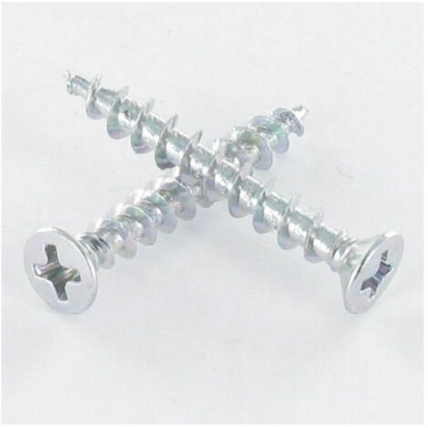 Vis PVC Tête fraisée bombée TFB Phillips 4.3X30 Autoperceuse zingué cr3 96 hbs sans rouille rouge-1 pièce
