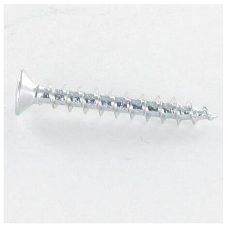 Vis PVC Tête fraisée bombée TFB Phillips 4.3X55 Acier zingué RAL8003-1 pièce